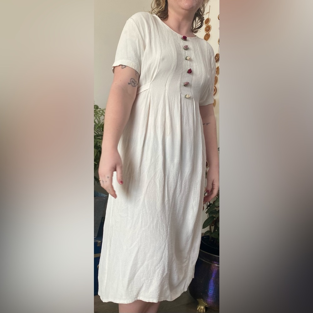 90s floral dress